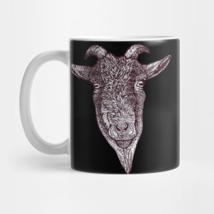 Goat head farm animal Mug